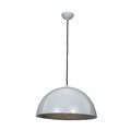 Access Lighting Astro, LED Pendant, Glossy White Finish, Silver 23767LEDDLP-GWH/SILV